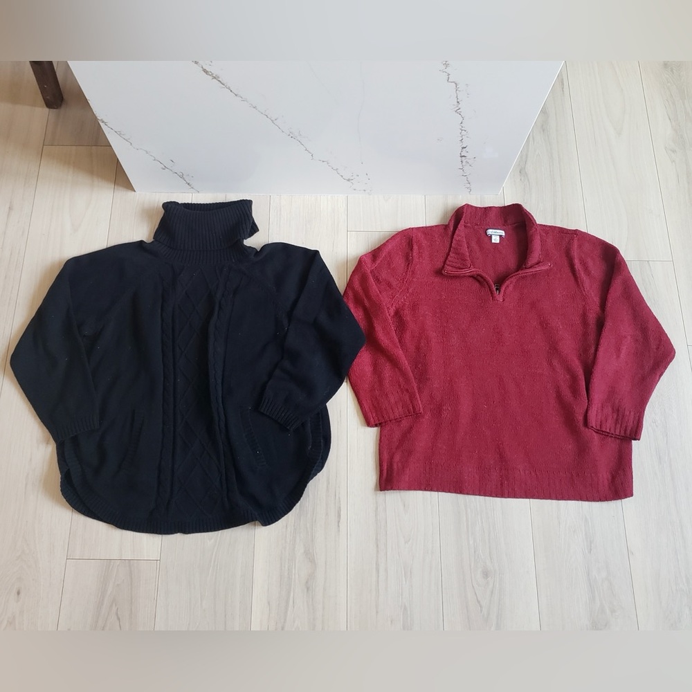 Croft & Barrow Deep Red Sweater
